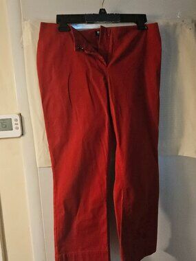 INC Brand Women's 8P RED Capri